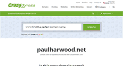 Desktop Screenshot of paulharwood.net